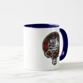 Clan MacKinnon Crest & Tartan Mug (Devant droit)
