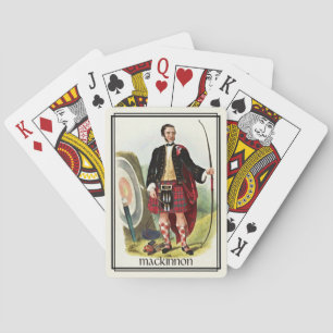 Clan MacKinnon Klassieke Schotlandendek Pokerkaarten