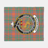 Clan MacKintosh Ancient Tartan Pset Fleece Deken (Voorkant (Horizontaal))
