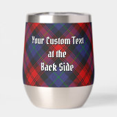 Clan MacLachlan Crest sur Tartan (Arrière)