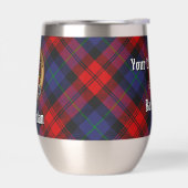 Clan MacLachlan Crest sur Tartan (Gauche)