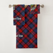 Clan MacLachlan Crest sur Tartan (En situation)