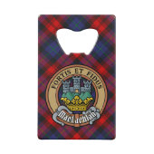 Clan MacLachlan Crest sur Tartan (Devant)