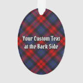 Clan MacLachlan Crest sur Tartan (dos)
