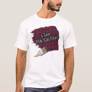 Clan MacLachlan Scottish Tartan Paint Shirt