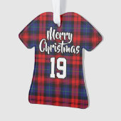 Clan MacLachlan Tartan Christmas Jersey (devant)