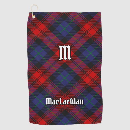Clan MacLachlan Tartan Golfhanddoek (Voorkant)