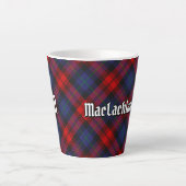 Clan MacLachlan Tartan Latte Mok (Voorkant)