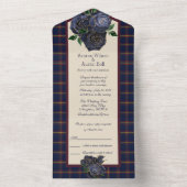 Clan Maclaine van Lochbuie Schotse Tartan  All In One Uitnodiging (Binnen)