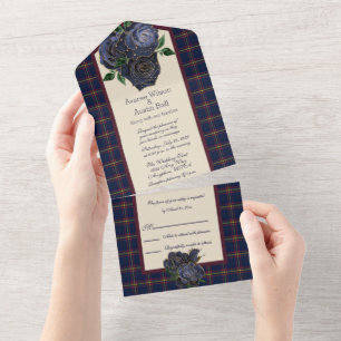 Clan Maclaine van Lochbuie Schotse Tartan All In One Uitnodiging