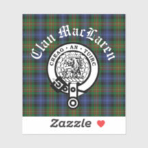 Clan MacLaren Crest Badge & Tartan