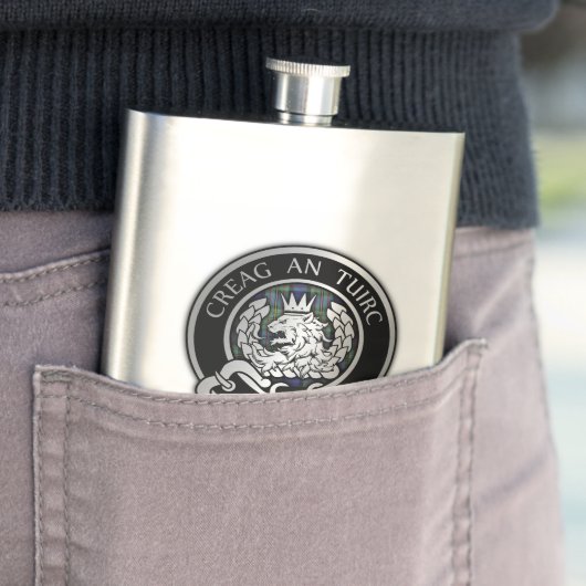 Clan MacLaren Crest Flask Flacon (Voorbeeld)