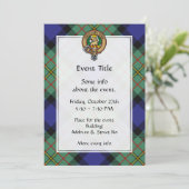 Clan MacLaren Crest Kaart (Staand voorkant)