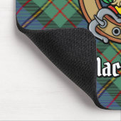 Clan MacLaren Crest over Tartan Muismat (Hoek)