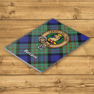 Clan MacLaren Crest over Tartan Notitieboek