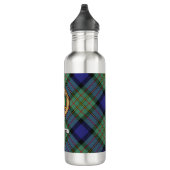 Clan MacLaren Crest over Tartan Waterfles (Rechts)