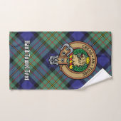 Clan MacLaren Crest sur Tartan (Serviette à main)