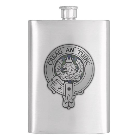 Clan MacLaren Crest & Tartan Flacon (Voorkant)