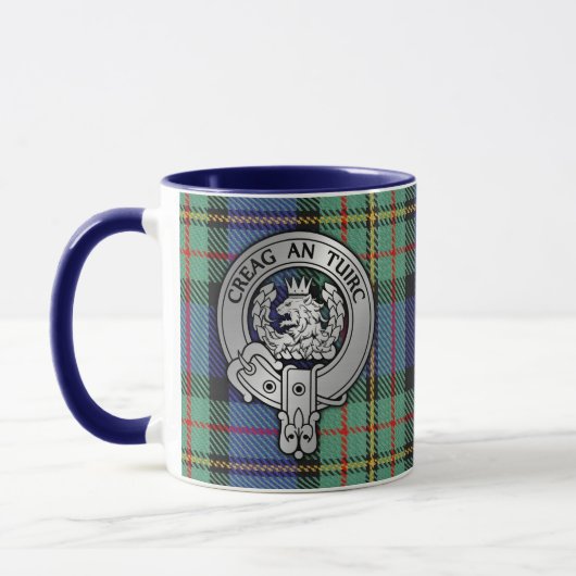 Clan MacLaren Crest & Tartan Mok (Links)