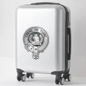 Clan MacLaren Crest & Tartan Sticker (Koffer)