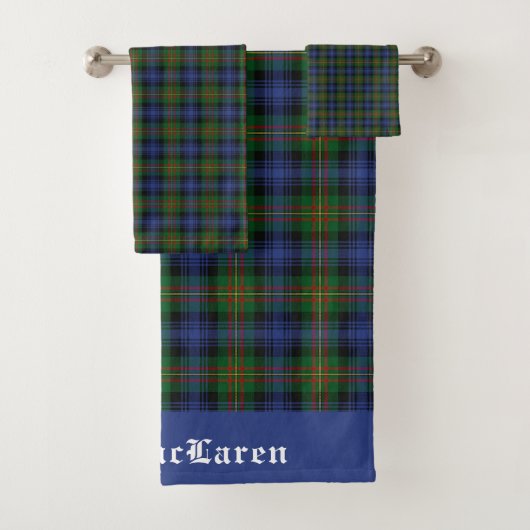 Clan MacLaren Tartan  Bad Handdoek (Insitu)