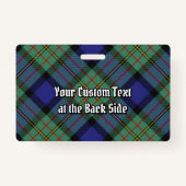 Clan MacLaren Tartan Badge (Achterkant)