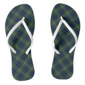 Clan MacLaren Tartan Blue en Green Scottish Pset Teenslippers (Voetbed)
