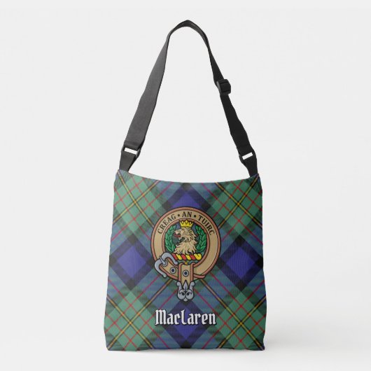 Clan MacLaren Tartan Crossbody Tas (Voorkant)