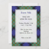 Clan MacLaren Tartan Kaart (Achterkant)