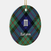 Clan MacLaren Tartan Keramisch Ornament (Rechts)