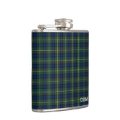 Clan MacLaren Tartan Monogram Heupfles (Rechts)