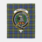 Clan MacLaren Tartan Pset Fleece Deken (Voorkant)
