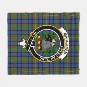 Clan MacLaren Tartan Pset Fleece Deken (Voorkant (Horizontaal))