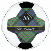 Clan MacLaren Tartan Soccer Ball (Devant)