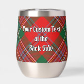 Clan MacLean Crest over Tartan (Achterkant)