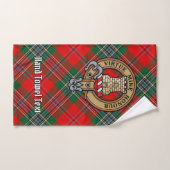 Clan MacLean Crest over Tartan Bad Handdoek (Handdoek)