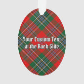 Clan MacLean Crest sur Tartan (dos)