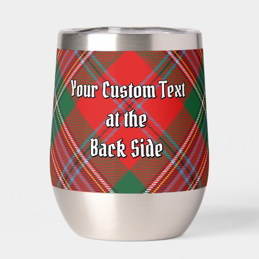 Clan MacLean Crest sur Tartan (Arrière)