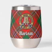 Clan MacLean Crest sur Tartan (Avant)