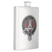 Clan MacLean Crest & Tartan Flask Flacon (Rechts)