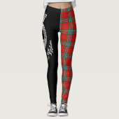 Clan MacLean Crest & Tartan Leggings (Voorkant)