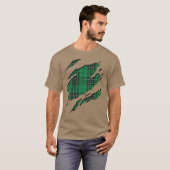 Clan MacLean Hunting Tartan Pset Effects T-shirt (Voorkant volledig)