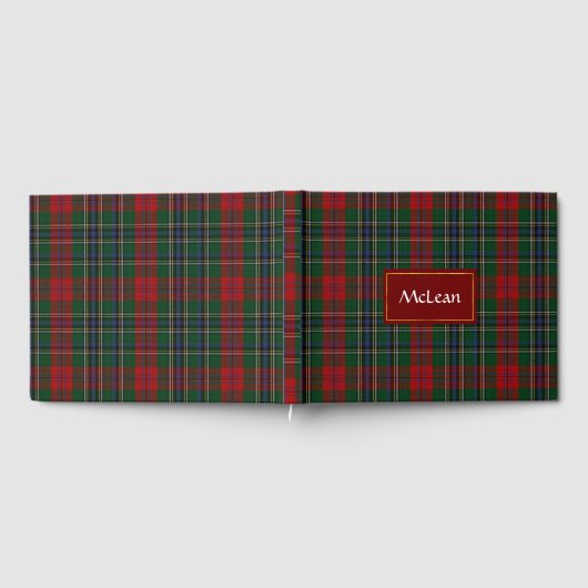 Clan MacLean Plaid Livre d'invité (Complet)