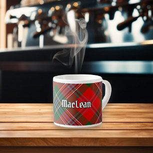 Clan MacLean Tartan Espresso Kop