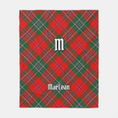 Clan MacLean Tartan Fleece Deken (Voorkant)