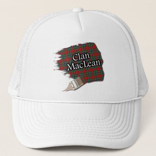Clan MacLean Tartan Paint Casquette (Devant)
