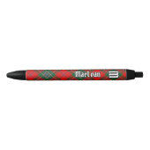 Clan MacLean Tartan Zwarte Inkt Pen (Voorkant)