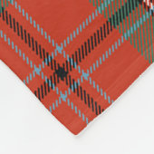 Clan MacLean van Duart Ancient Tartan Pset Fleece Deken (Hoek)
