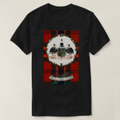 Clan Maclean van Duart Tartan Crest Badge T-shirt (Design voorkant)