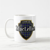 Clan MacLellan Dynastie écossaise Tartan Mugs Cups (Gauche)
